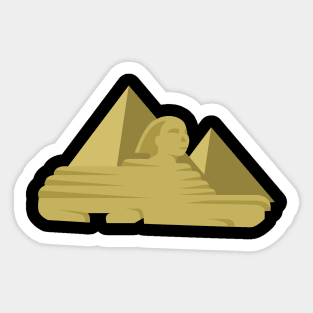Giza Pyramids & Sphinx Sticker